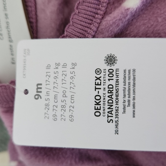 Carters Flannel Onesies with footies - BNWT - Picture 5 of 5